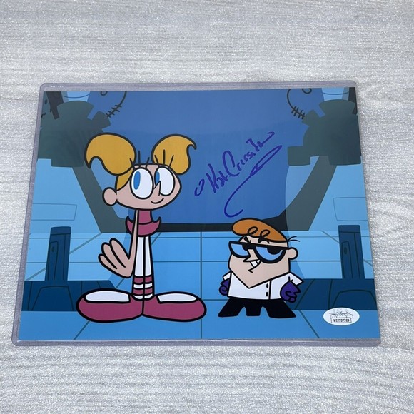 Kat Cressida Hand Signed 8x10 Photo Dee Dee On Dexter’s Lab Autograph JSA COA - Picture 1 of 7